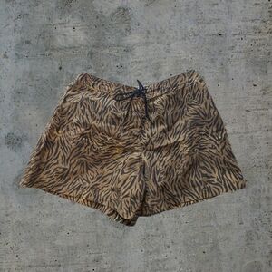 Vintage Tiger Print Swim Shorts